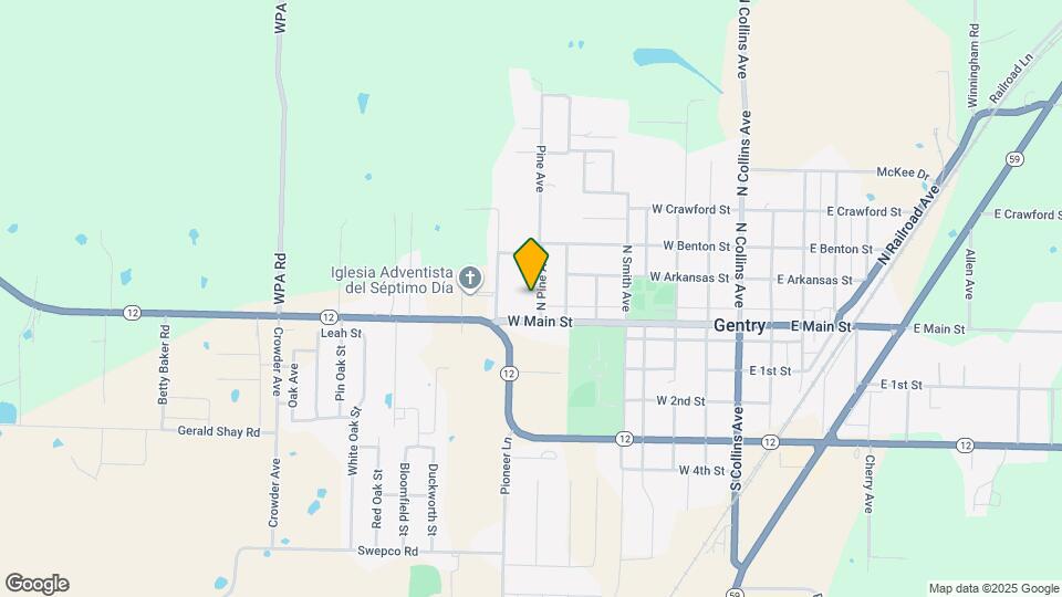 105 Pine Ave Map and Location Details