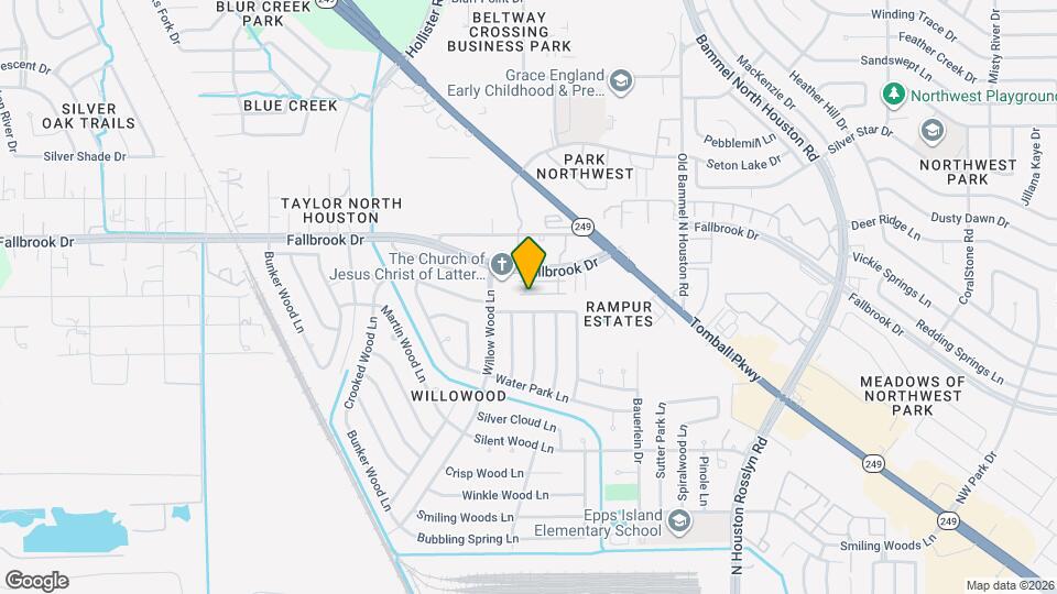 7661 Fallbrook Dr Map and Location Details