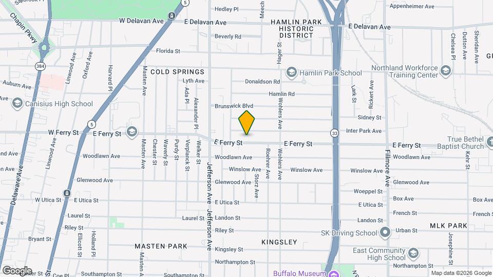 366 E Ferry St, Unit UPR Map and Location Details