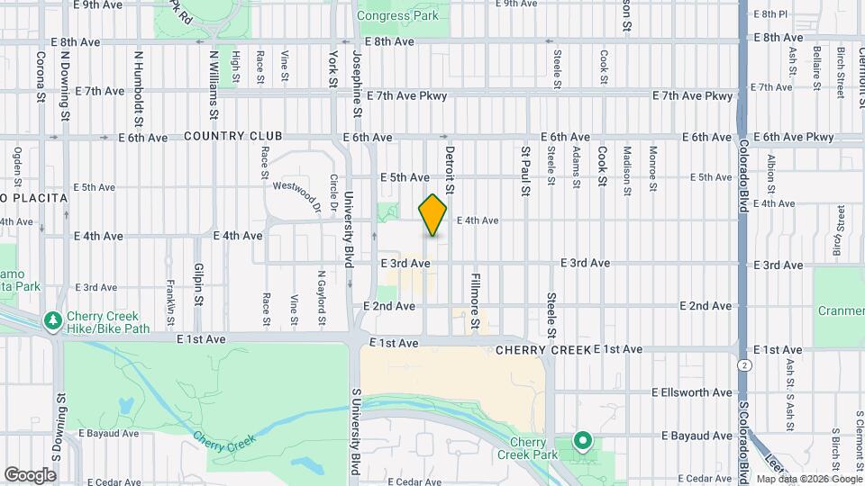 338 Clayton St Map and Location Details