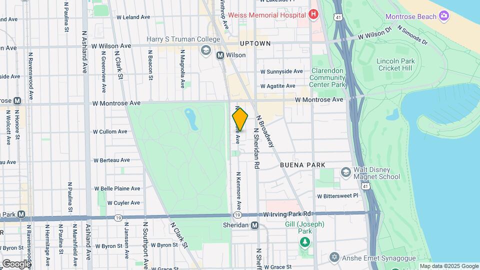 4245 N Kenmore Ave, Unit M03B Mapa y Detalles de la Ubicación