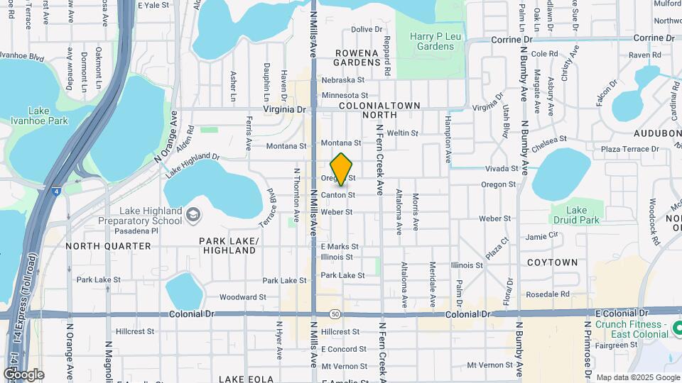 1241 Canton St Map and Location Details