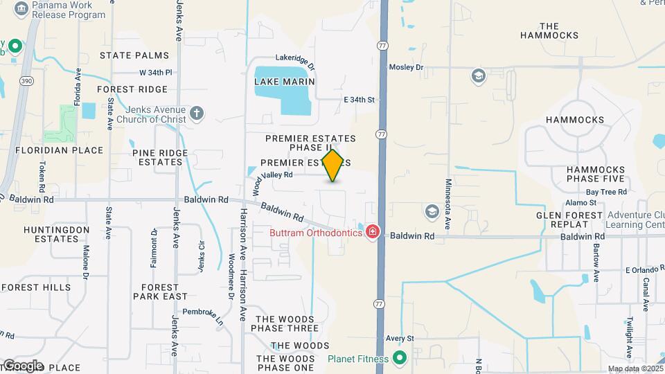 805 Baldwin Rowe Cir Map and Location Details