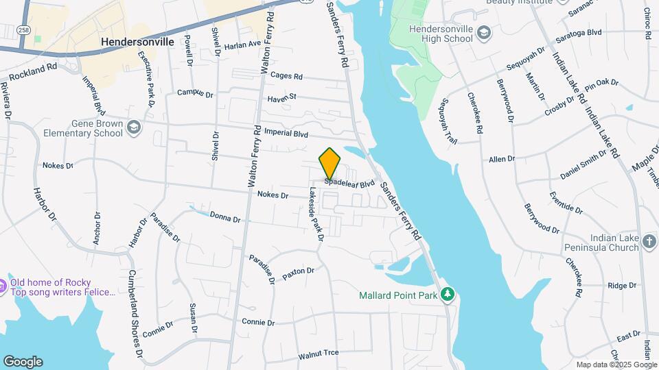 131 Spadeleaf Blvd Map and Location Details