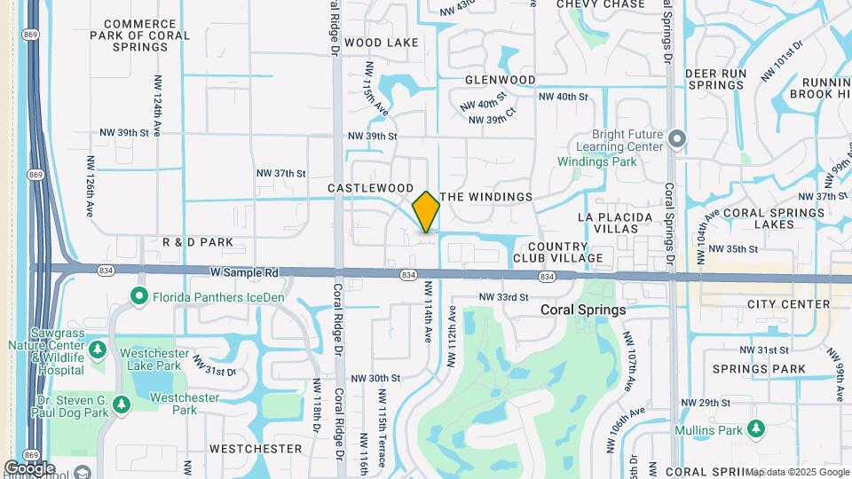 11423 NW 35th St Map and Location Details