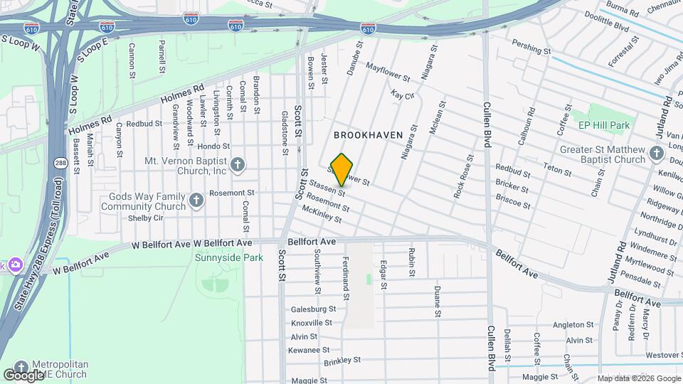 4207 Stassen St Mapa y Detalles de la Ubicación