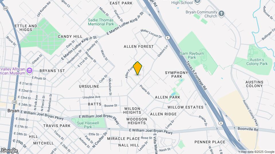 1108 Forest Glen Ct Map and Location Details