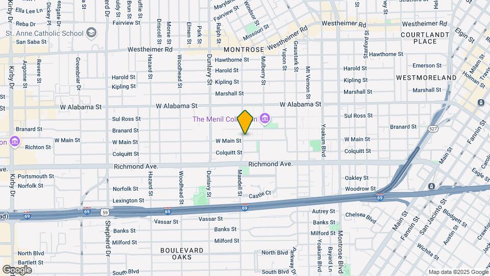 4021 Mandell St, Unit H Map and Location Details