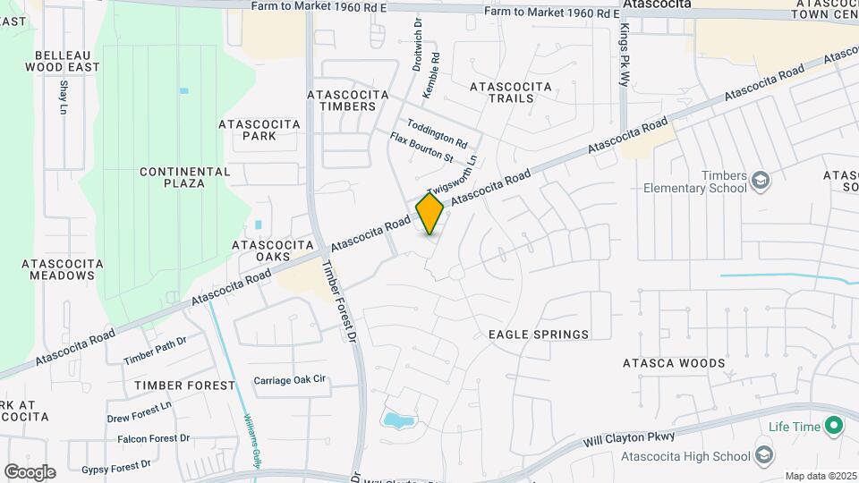 18535 Triana Bend Ln Map and Location Details