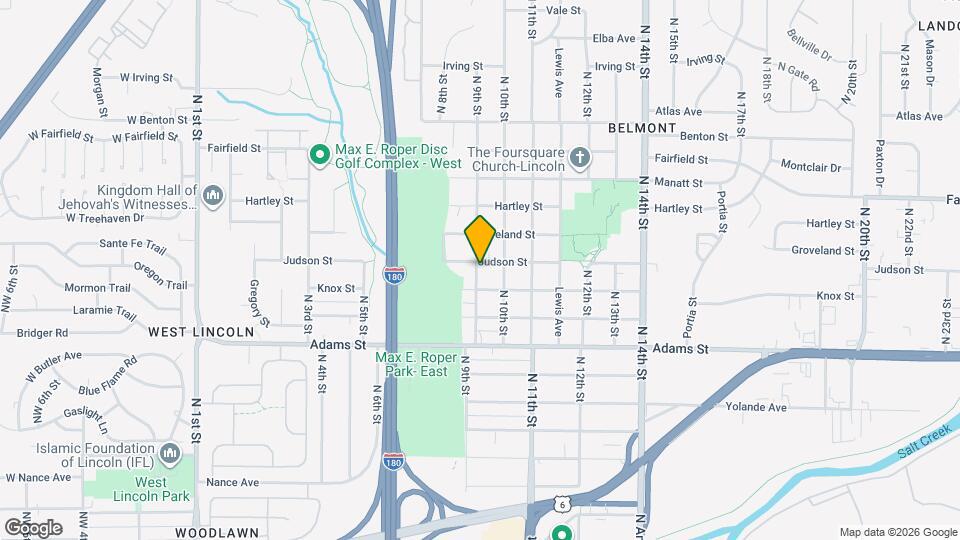3336 N 9th St Map and Location Details