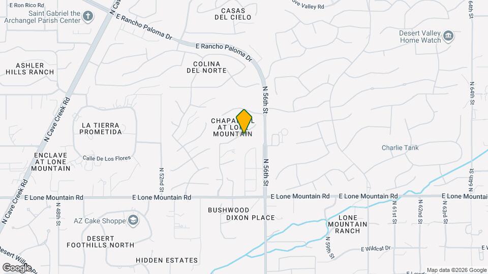 5505 E Calle Del Sol Map and Location Details