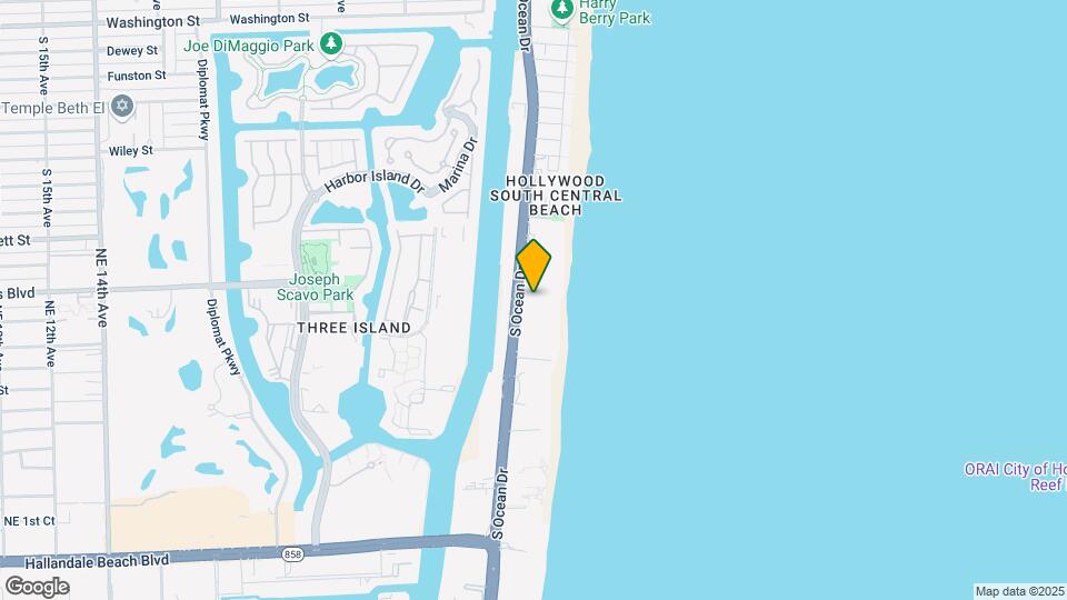 3000 S Ocean Dr, Unit 1200 Map and Location Details