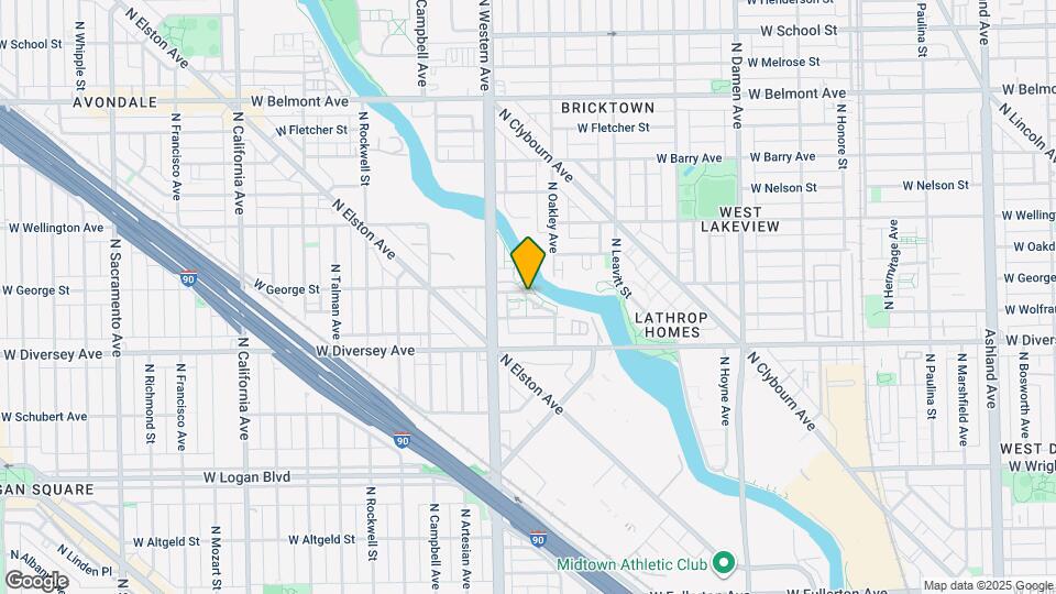 2864 N River Walk Dr Map and Location Details