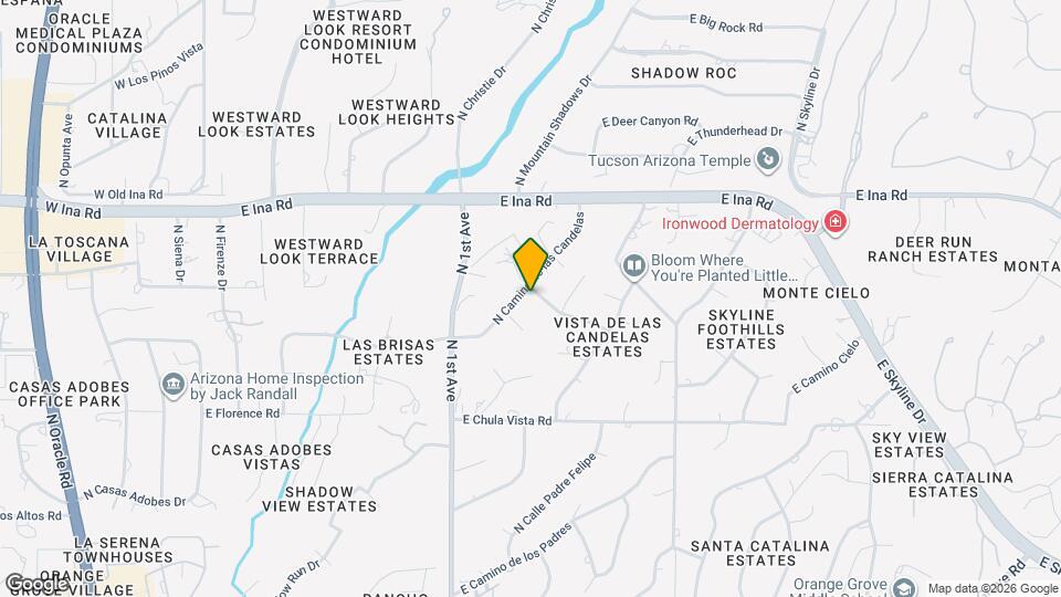 900 E Vía Lucitas Map and Location Details