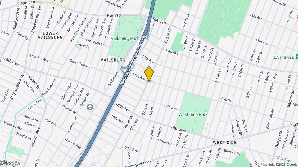 568 Grove St, Unit 1 Mapa y Detalles de la Ubicación