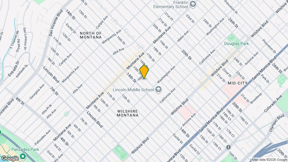 916 15th St Map and Location Details