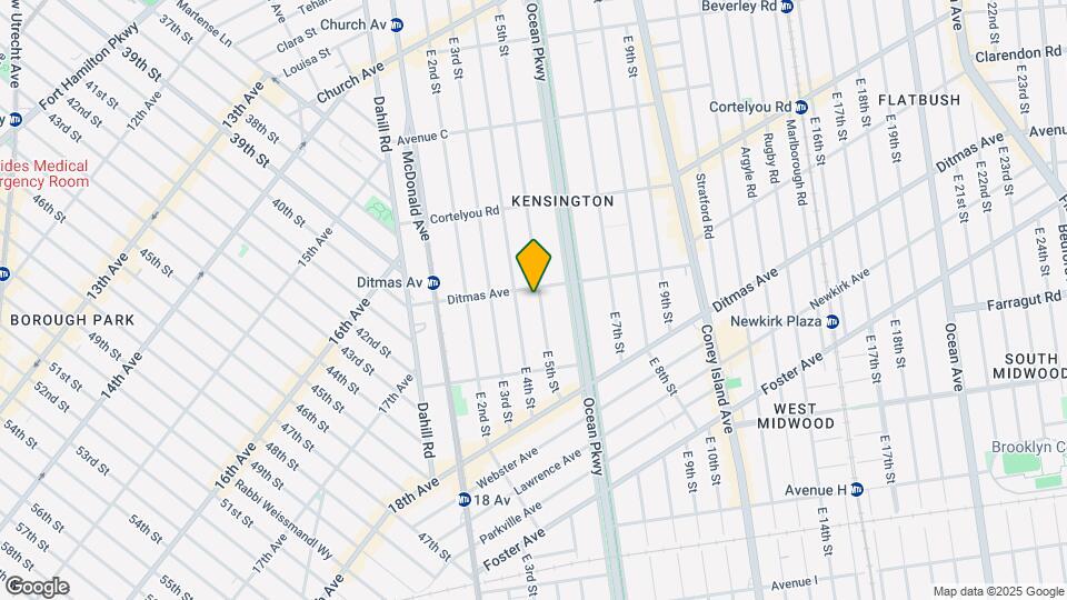 676 E 5th St, Unit 1 Map and Location Details