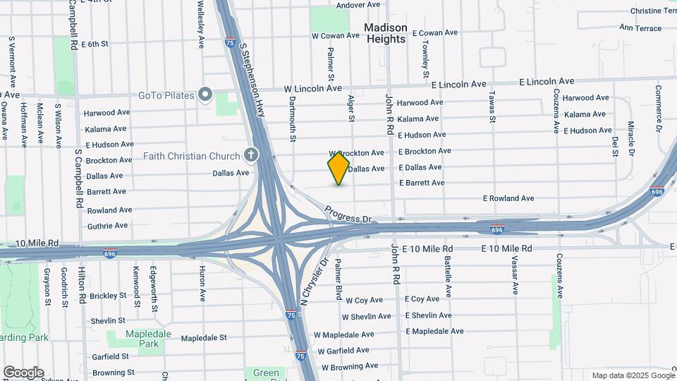 345 W Barrett Ave Map and Location Details