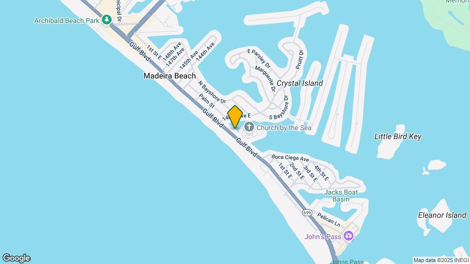 13713 Gulf Blvd Mapa y Detalles de la Ubicación