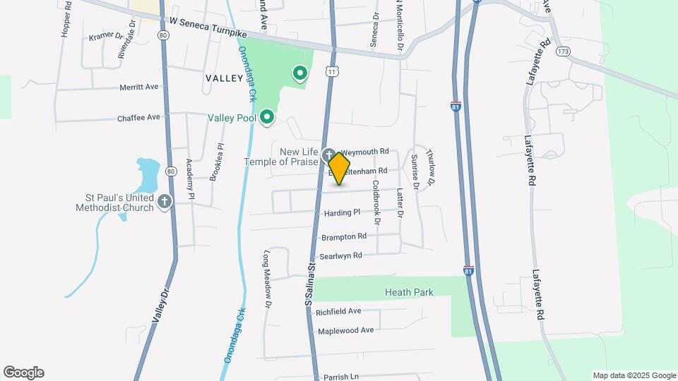 127 E Warrington Rd Map and Location Details