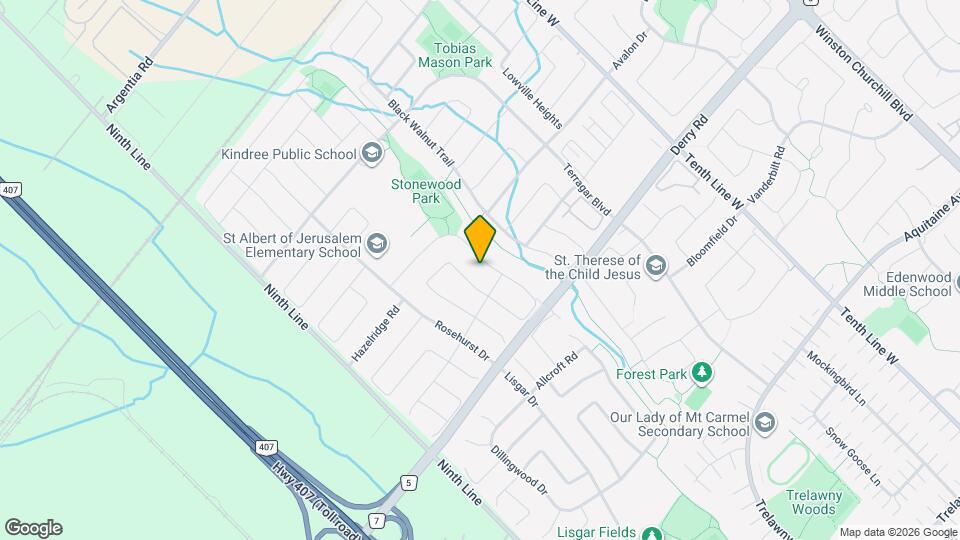 7299 Sandhurst Dr Map and Location Details