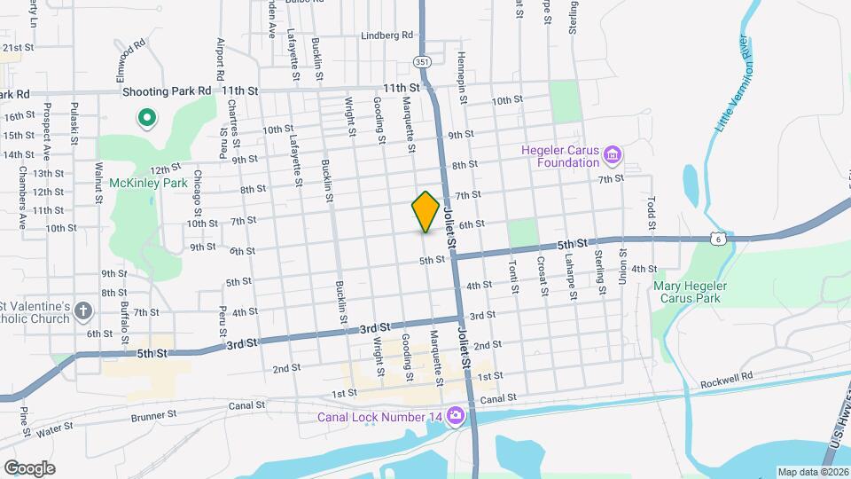 546 Marquette St Map and Location Details