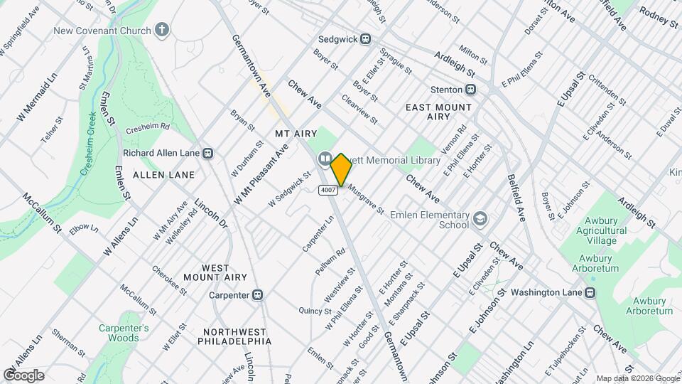 18 E Gorgas Ln Map and Location Details
