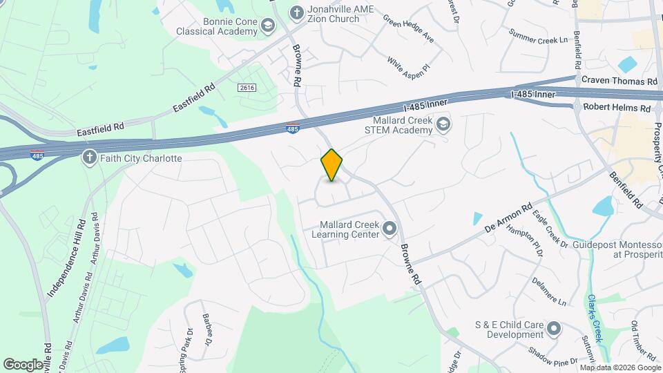 9010 Whitetail Ct Mapa y Detalles de la Ubicación