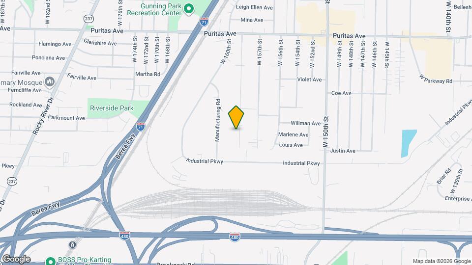 4684 W 158th St Map and Location Details