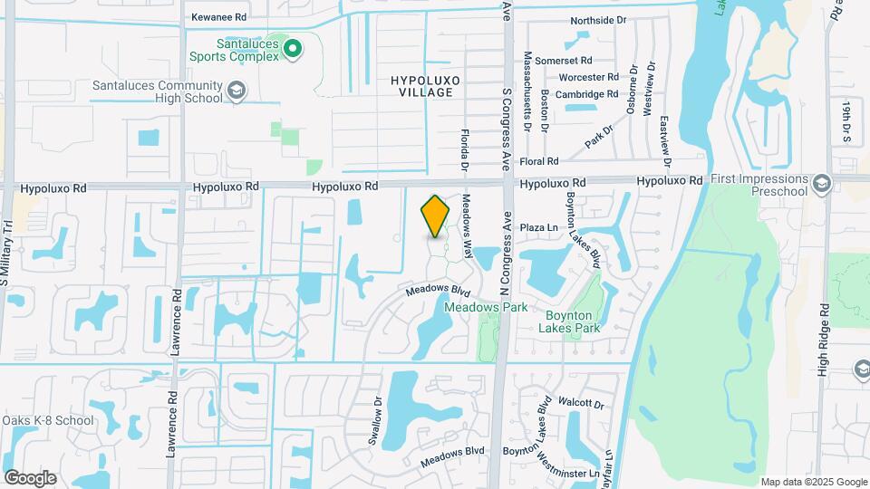 1104 Meadows Cir Map and Location Details
