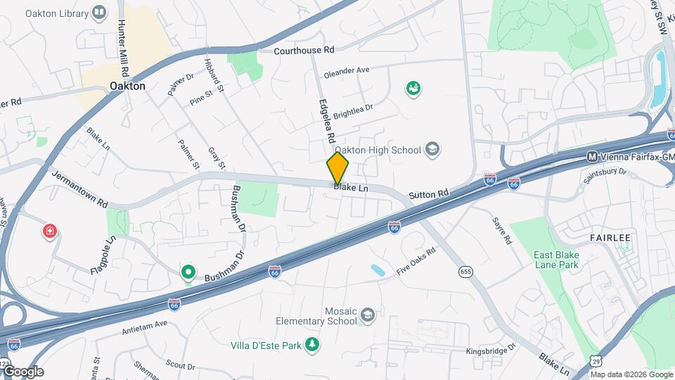 9901 Blake Ln Map and Location Details