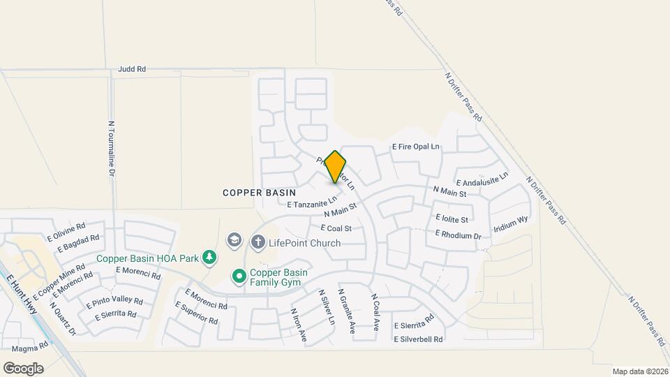 28876 N Coal Ave Mapa y Detalles de la Ubicación