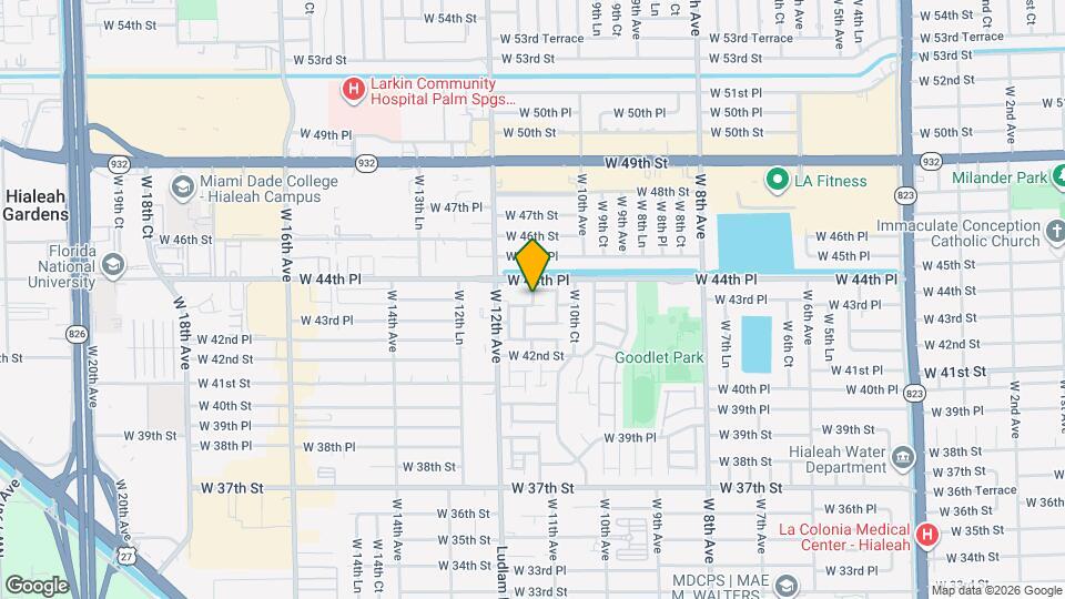 4417 W 11th Ave Map and Location Details