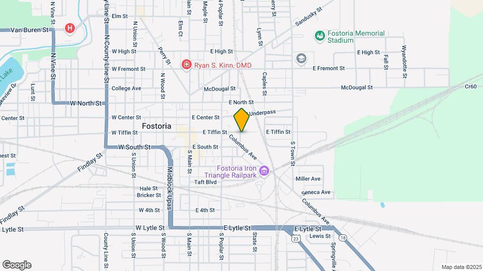 301 E Tiffin St Map and Location Details