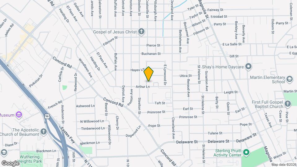 3820 W Lynwood Dr Map and Location Details