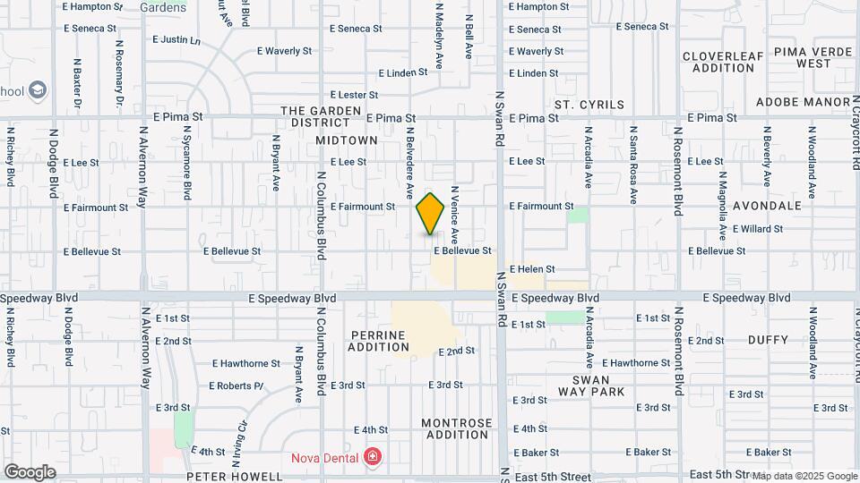 4525 E Belvedere Ave Map and Location Details