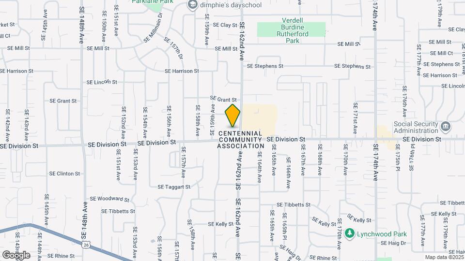 16106 SE Caruthers St Map and Location Details