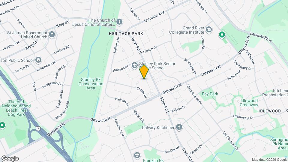 66 Secord Ave Map and Location Details