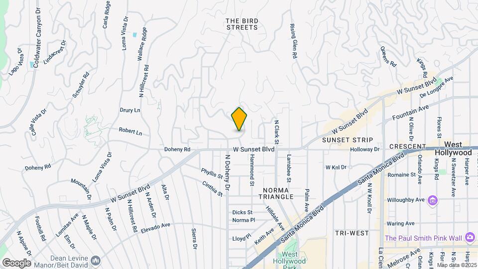 1147 N Wetherly Dr Map and Location Details