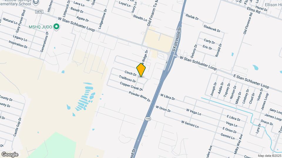 1204 Cinch Dr Map and Location Details