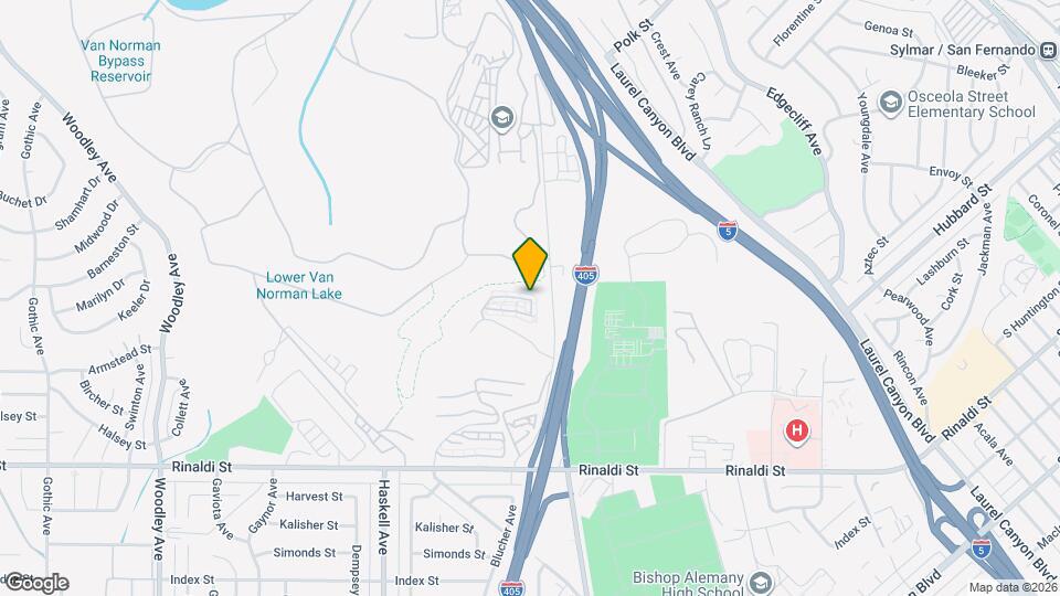 15617 Odyssey Dr Map and Location Details