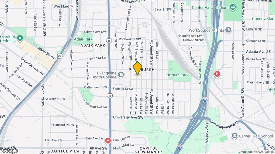 1016 Coleman St SW Map and Location Details