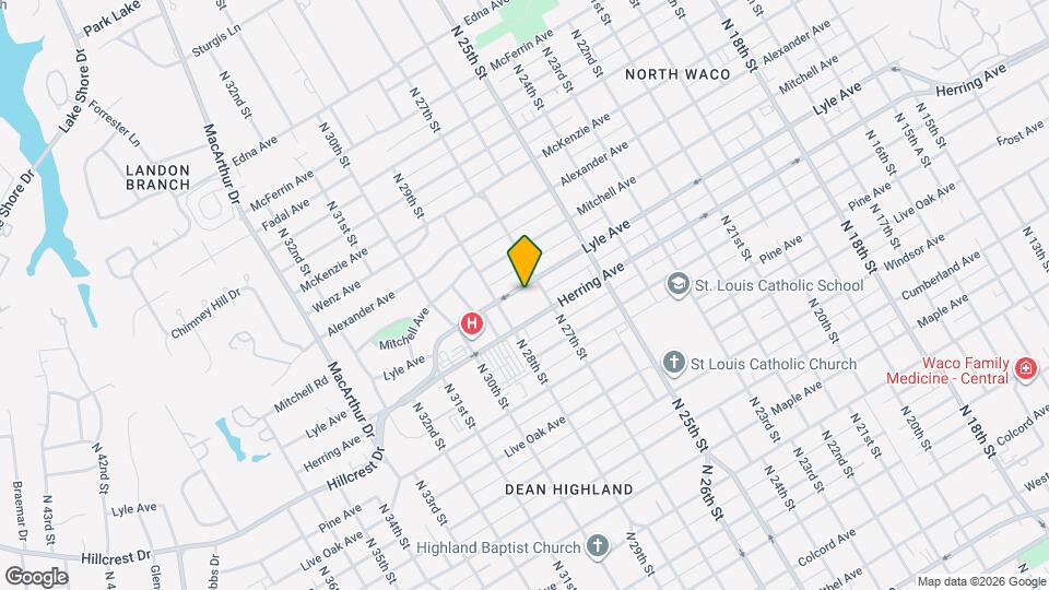 2712 Lyle Ave Map and Location Details