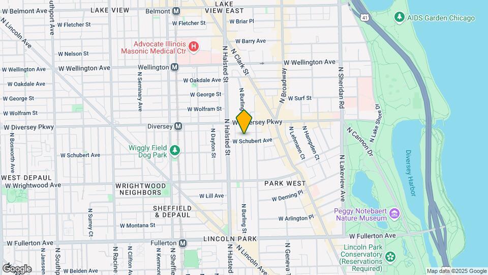 726 W Schubert AVE Map and Location Details