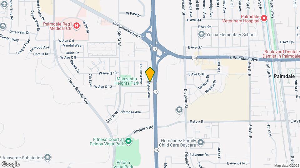 38212 San Mateo Ave Map and Location Details