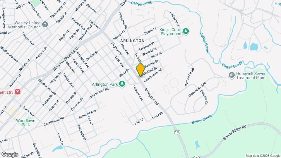 1717 Arlington Rd Map and Location Details
