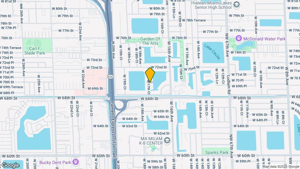 6951 W 17th Ct Map and Location Details