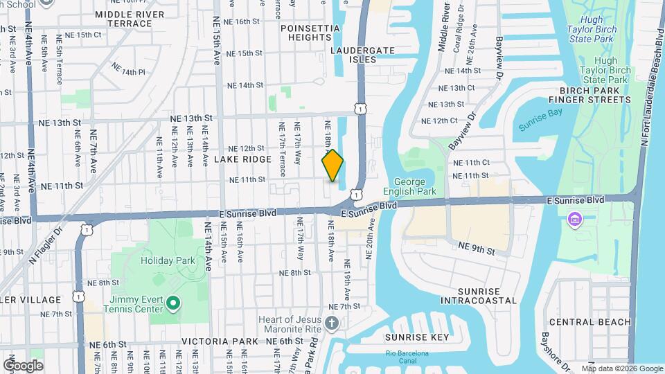 1034 NE 18th Ave Mapa y Detalles de la Ubicación