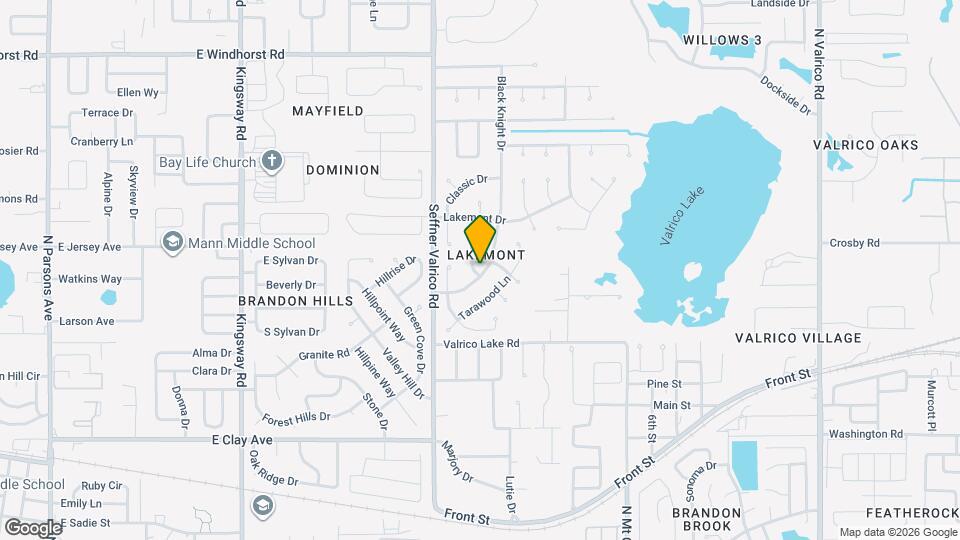 818 Black Knight Dr Map and Location Details