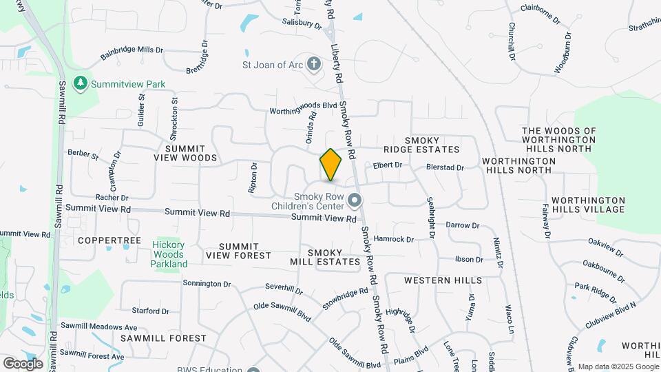 2109 Summit Row Blvd Map and Location Details